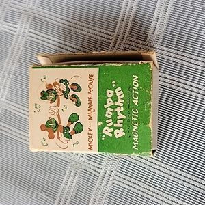 Rare 1950's DisneyMickey & Minnie "Rumba Rhythm" Magnetic Patent Pending Edition